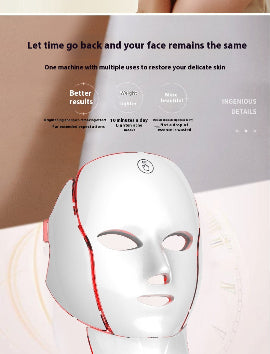 ✨ AMARIS LED Face &amp; Neck Therapy Mask Anti-Aging