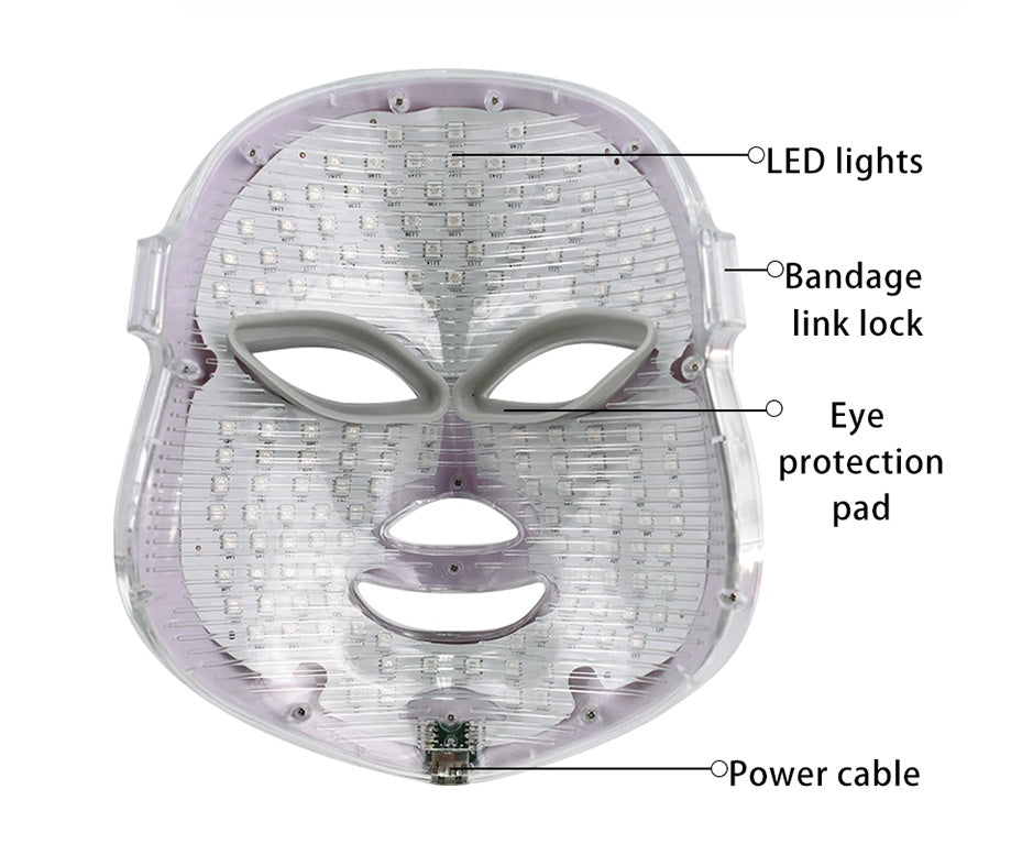 ✨ 7-Color LED Face Mask