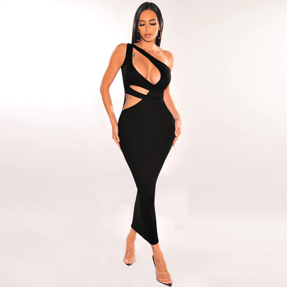Amaris Off-Shoulder Irregular Fashion Dress