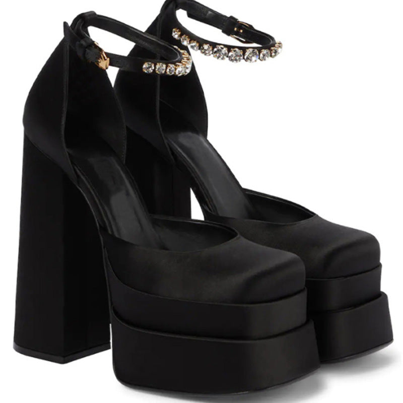 Super High Heel Platform Sandals