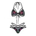 Two-Pieces Bikini Set Sexy Gold Geometric  Brazilian