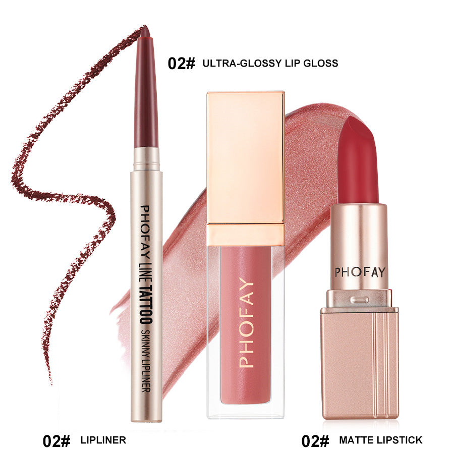 Amaris  Ultra-Glossy Lip Gloss Matte Lipstick Lipliner