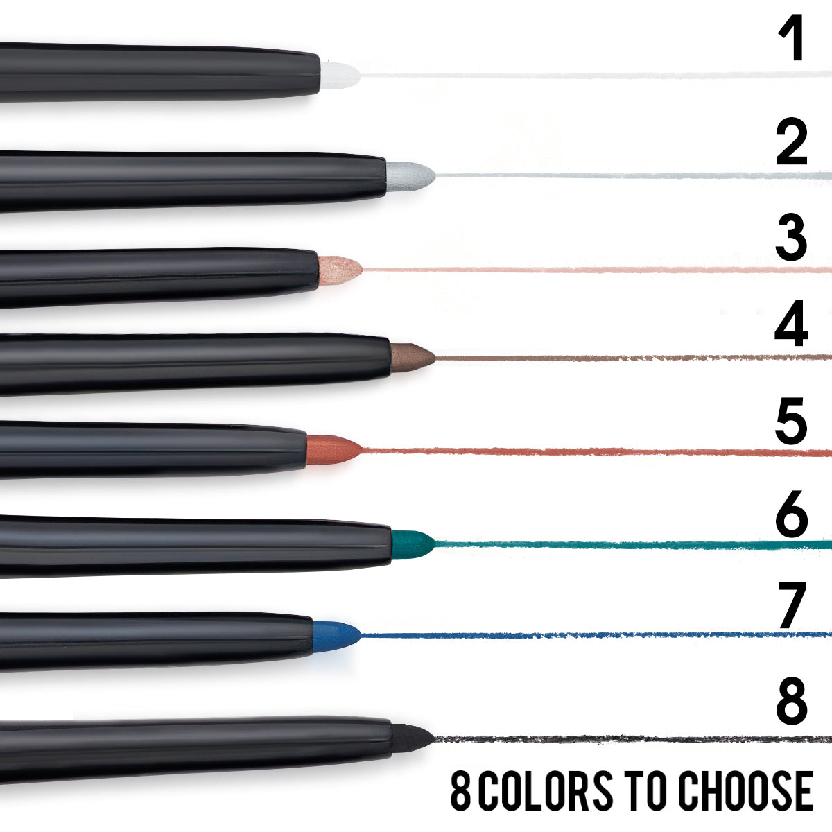 Amaris Waterproof Colorful Eyeliner Set