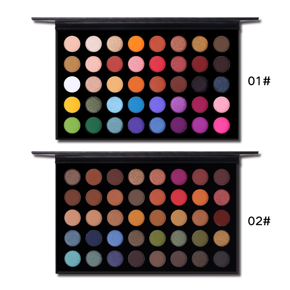 Amaris 40 Color Murphy Eye Shadow Glitter Earth Color Eye  Plate