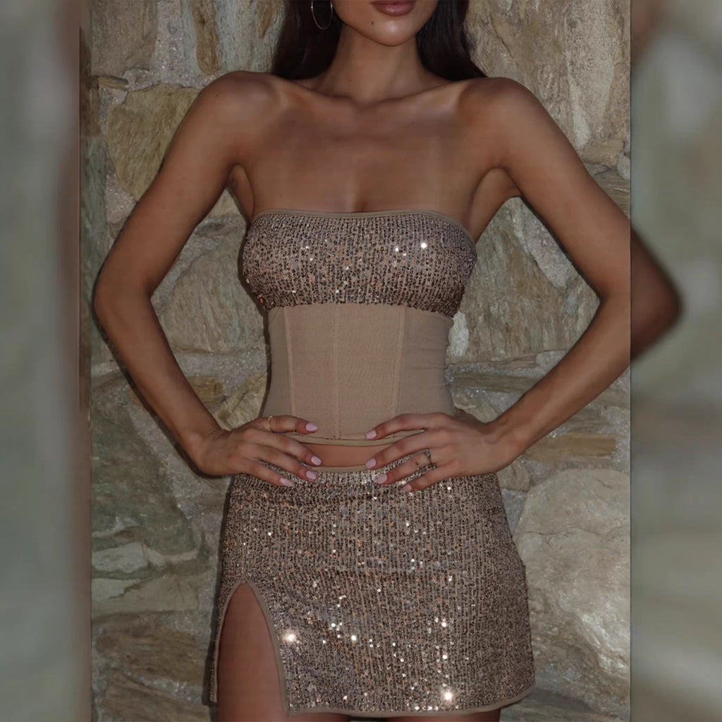 Amaris  Sexy Tube Top Set