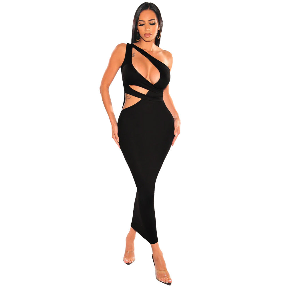 Amaris Off-Shoulder Irregular Fashion Dress