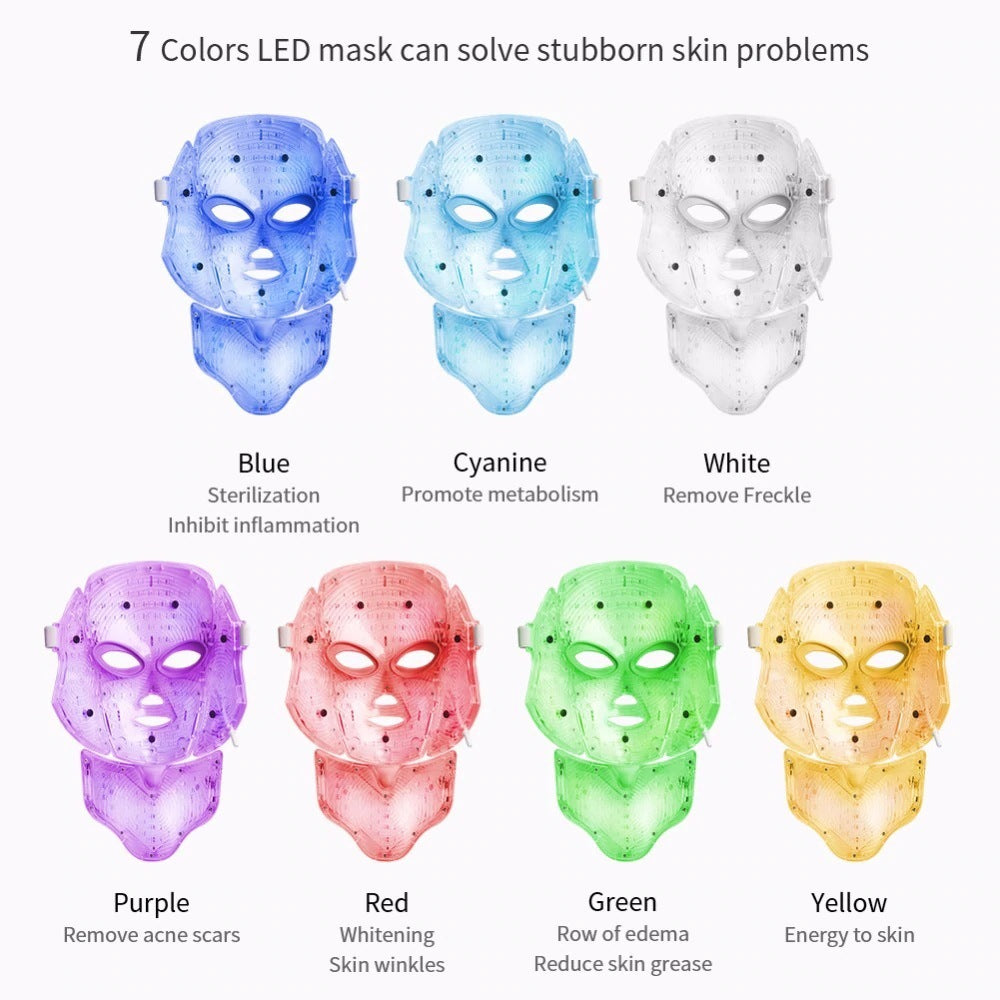 ✨ Angel LED Face &amp; Neck Mask