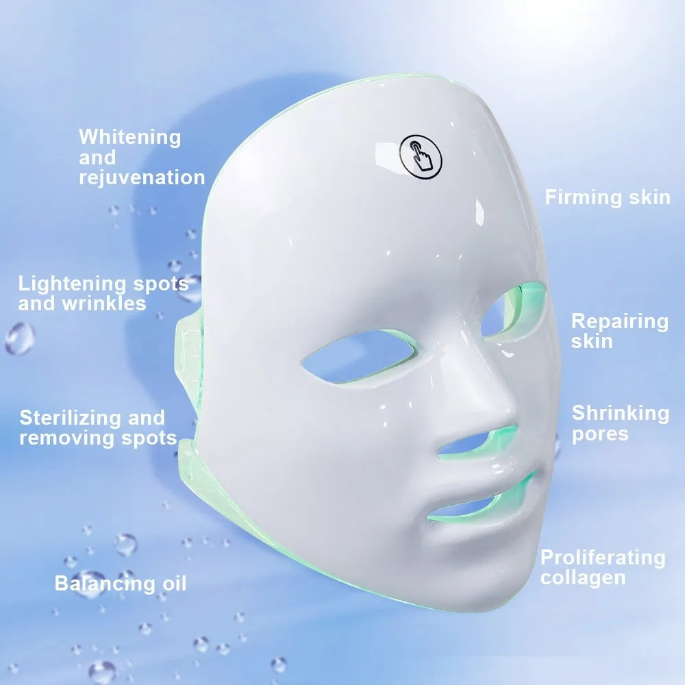 ✨ 7-Color LED Face Mask
