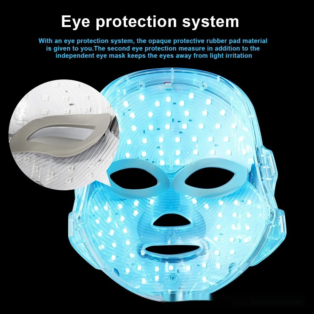 ✨ 7-Color LED Face Mask