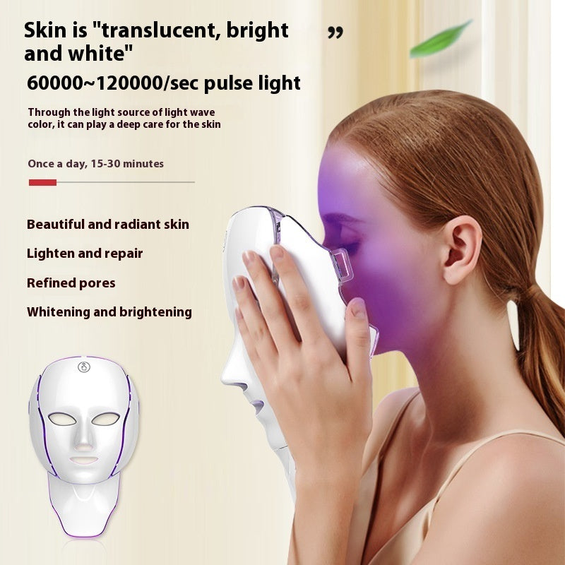 ✨ AMARIS LED Face &amp; Neck Therapy Mask Anti-Aging