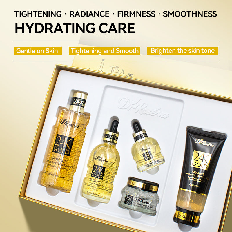 Golden Glow Skincare Set  – Luxury Anti-Age Routine