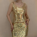 Sequined Strappy New Semi-formal Womens Outfit