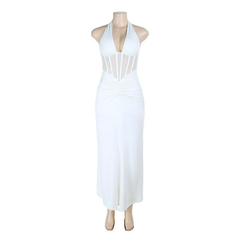 Elegant Backless Quality Banquet Gown dress