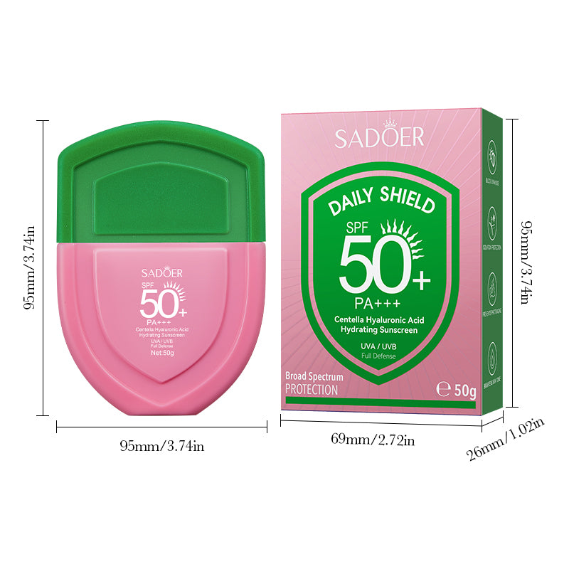 SADOER Centella Asiatica Hyaluronic Acid Hydrating Sunscreen 50g