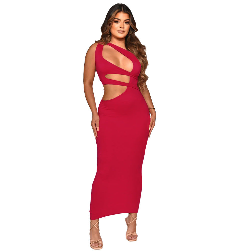 Amaris Off-Shoulder Irregular Fashion Dress