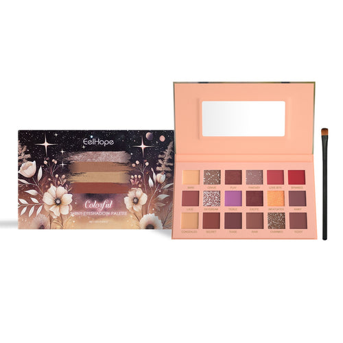 Amaris 18 Color Eye Shadow Plate