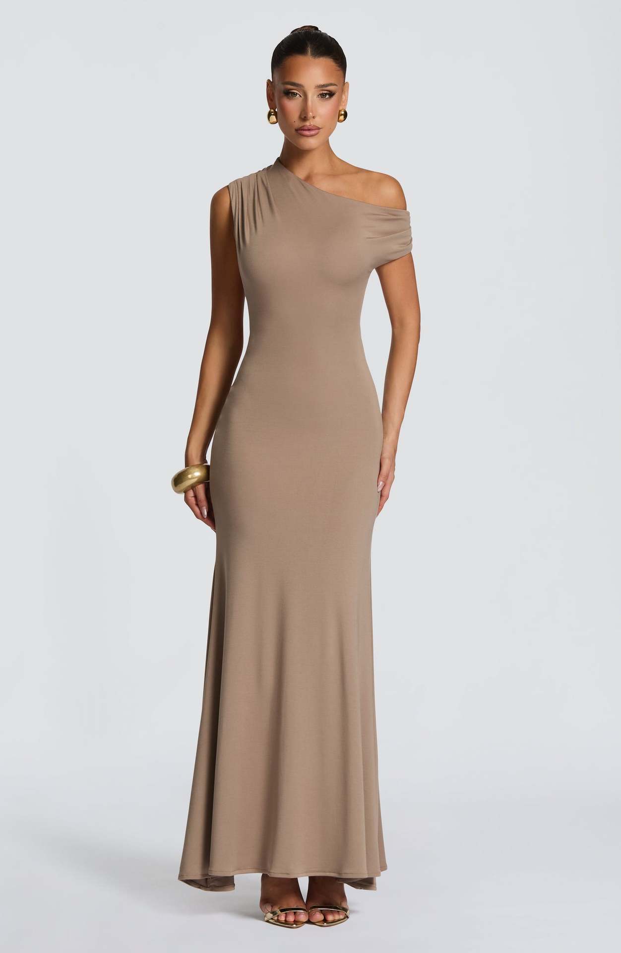 Asymmetric Off-Shoulder High-End Evening sexy Dress