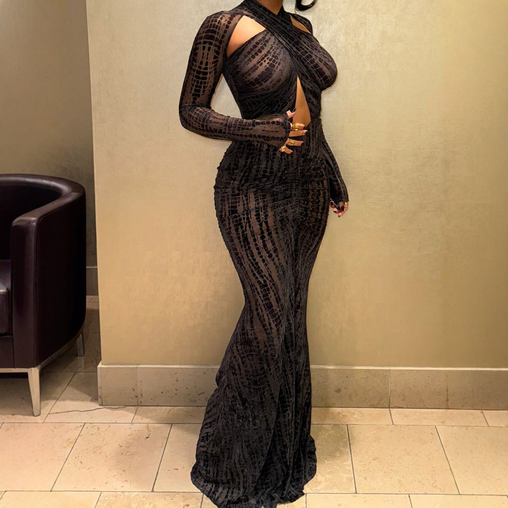 Sexy Evening Gown Maxi Dress