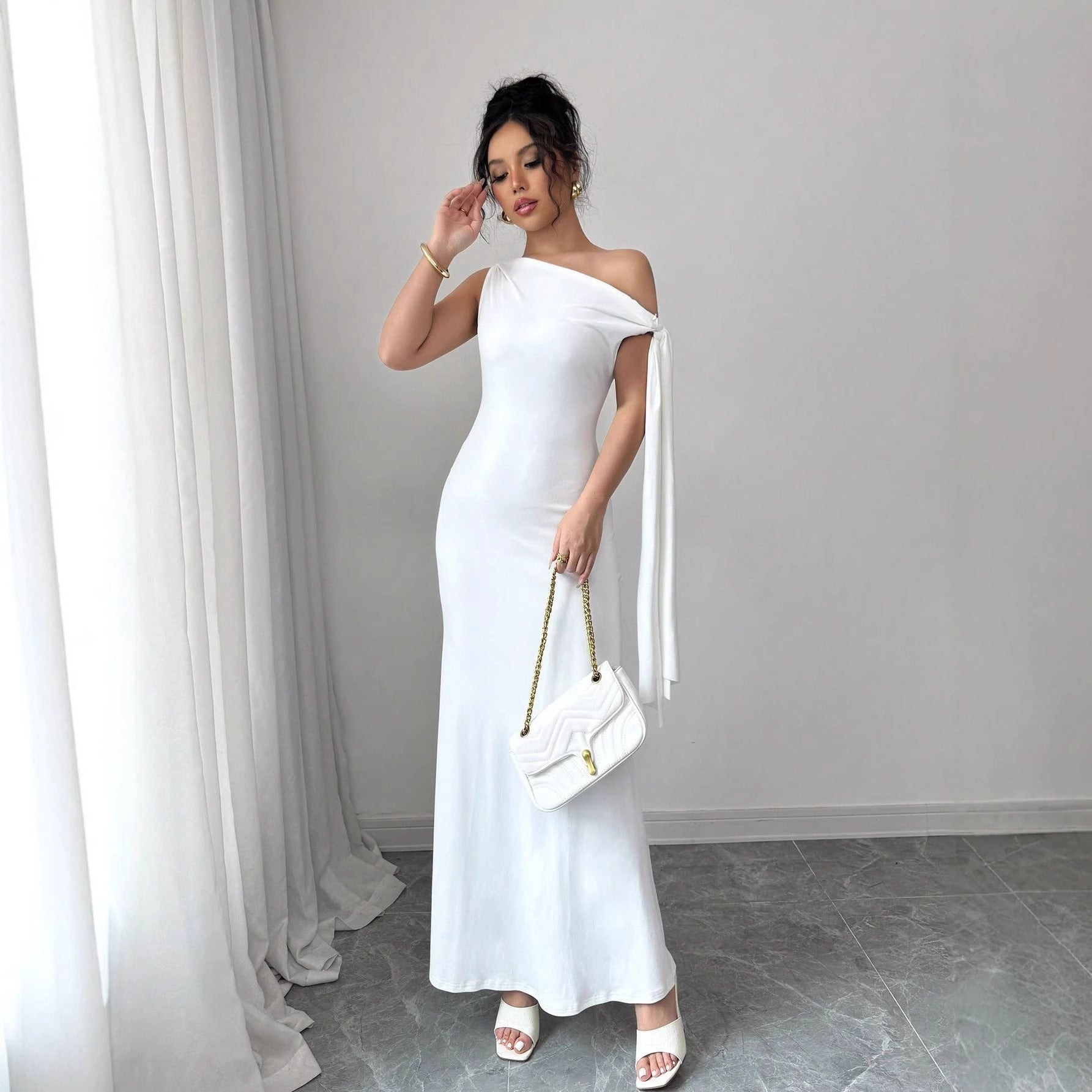 Amaris Off-Shoulder Evening Dress ✨