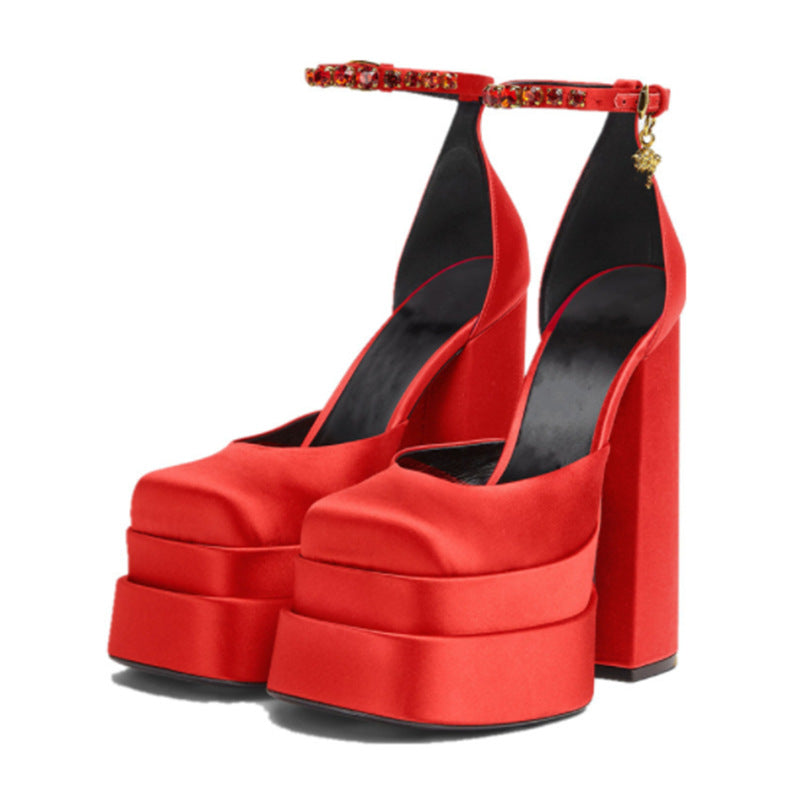 Super High Heel Platform Sandals