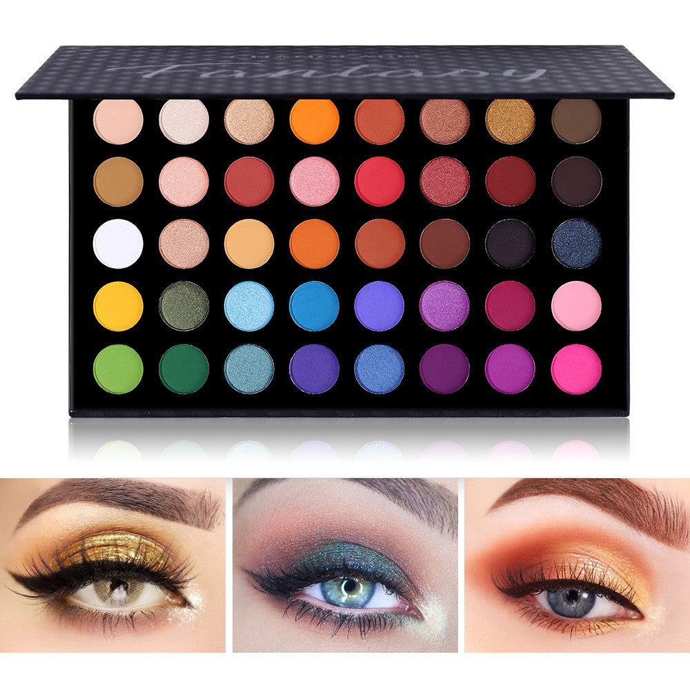 Amaris 40 Color Murphy Eye Shadow Glitter Earth Color Eye  Plate