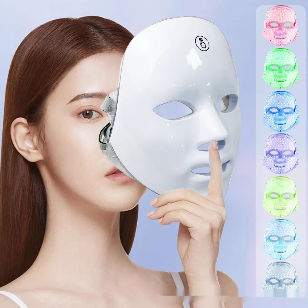 ✨ 7-Color LED Face Mask