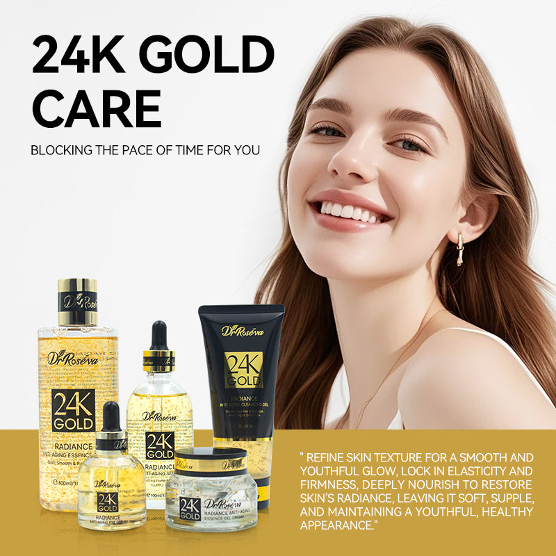 Golden Glow Skincare Set  – Luxury Anti-Age Routine